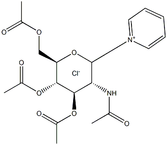 N-(2-acetamido-3,4,6-tri-O-acetyl-2-deoxy-glucopyranosyl)pyridinium chloride
