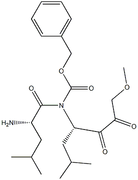 carbobenzyloxy-leucinyl-leucinyl methoxymethyl ketone