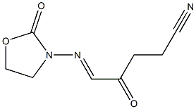 3-(4-CYANO-2-OXOBUTYLIDENEAMINO)-2-OXAZOLIDONE