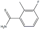 3-FLUORO-2-METHYL-THIOBENZAMIDE Structure