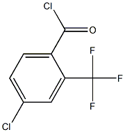 2-(Trifluoromethyl)-4-chlorobenzoyl chloride Structure