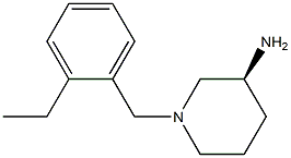 (3S)-1-(2-ethylbenzyl)piperidin-3-amine