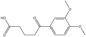 5-(3,4-DIMETHOXYPHENYL)-5-OXOVALERIC ACID 95% Structure