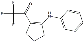 2,2,2-TRIFLUORO-1-(2-(PHENYLAMINO)-1-CYCLOPENTEN-1-YL)-1-ETHANONE