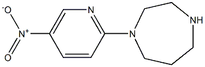 N-(5-NITROPYRIDIN-2-YL)HOMOPIPERAZINE Structure