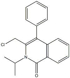 3-(CHLOROMETHYL)-2-ISOPROPYL-4-PHENYLISOQUINOLIN-1(2H)-ONE Structure