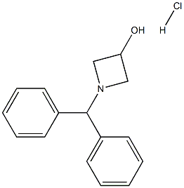1-benzhydrylazetan-3-ol hydrochloride Structure