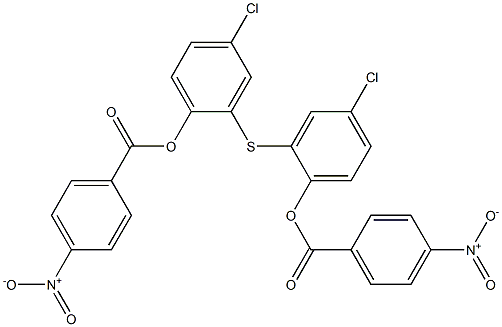 4-chloro-2-({5-chloro-2-[(4-nitrobenzoyl)oxy]phenyl}thio)phenyl 4-nitrobenzoate|