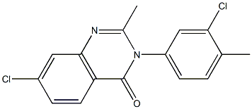 7-chloro-3-(3-chloro-4-methylphenyl)-2-methyl-3,4-dihydroquinazolin-4-one