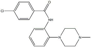 4-chloro-N-[2-(4-methylpiperazino)phenyl]benzenecarboxamide