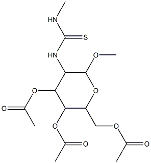 3-(acetyloxy)-2-[(acetyloxy)methyl]-6-methoxy-5-{[(methylamino)carbothioyl]amino}tetrahydro-2H-pyran-4-yl acetate