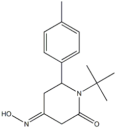 1-(tert-butyl)-6-(4-methylphenyl)dihydro-2,4(1H,3H)-pyridinedione 4-oxime