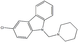 3-chloro-9-(piperidinomethyl)-9H-carbazole