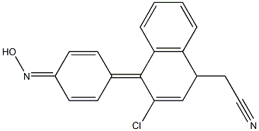 2-(3-chloro-4-hydroxyiminocyclohexa-2,5-dienyliden)-2-(1-naphthyl)acetonitr ile