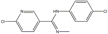 6-chloro-N-(4-chlorophenyl)-N'-methyl-3-pyridinecarboximidamide