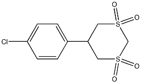 5-(4-chlorophenyl)-1lambda~6~,3lambda~6~-dithiane-1,1,3,3-tetraone