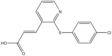 3-{2-[(4-chlorophenyl)sulfanyl]-3-pyridinyl}acrylic acid