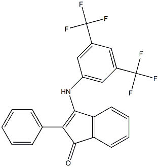 3-[3,5-di(trifluoromethyl)anilino]-2-phenyl-1H-inden-1-one