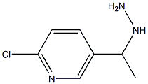 2-chloro-5-(1-hydrazinylethyl)pyridine