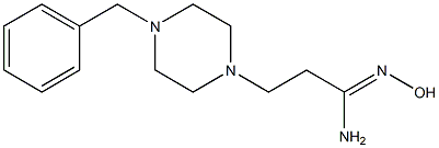 (1Z)-3-(4-benzylpiperazin-1-yl)-N'-hydroxypropanimidamide Structure