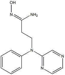 (1Z)-N'-hydroxy-3-[phenyl(pyrazin-2-yl)amino]propanimidamide
