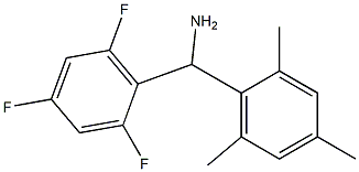(2,4,6-trifluorophenyl)(2,4,6-trimethylphenyl)methanamine