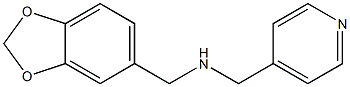 (2H-1,3-benzodioxol-5-ylmethyl)(pyridin-4-ylmethyl)amine