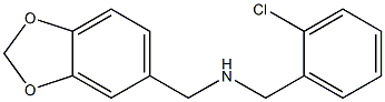 (2H-1,3-benzodioxol-5-ylmethyl)[(2-chlorophenyl)methyl]amine