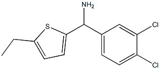 (3,4-dichlorophenyl)(5-ethylthiophen-2-yl)methanamine