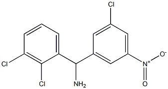 (3-chloro-5-nitrophenyl)(2,3-dichlorophenyl)methanamine