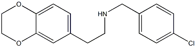 [(4-chlorophenyl)methyl][2-(2,3-dihydro-1,4-benzodioxin-6-yl)ethyl]amine