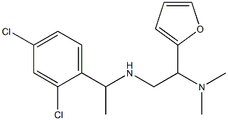 [1-(2,4-dichlorophenyl)ethyl][2-(dimethylamino)-2-(furan-2-yl)ethyl]amine
