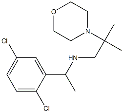 [1-(2,5-dichlorophenyl)ethyl][2-methyl-2-(morpholin-4-yl)propyl]amine