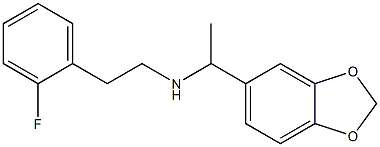 [1-(2H-1,3-benzodioxol-5-yl)ethyl][2-(2-fluorophenyl)ethyl]amine