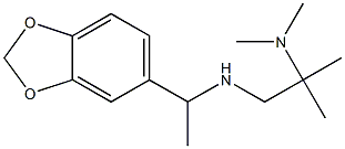 [1-(2H-1,3-benzodioxol-5-yl)ethyl][2-(dimethylamino)-2-methylpropyl]amine Structure