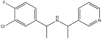 [1-(3-chloro-4-fluorophenyl)ethyl][1-(pyridin-3-yl)ethyl]amine