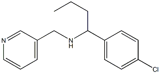 [1-(4-chlorophenyl)butyl](pyridin-3-ylmethyl)amine