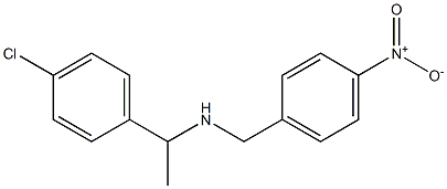 [1-(4-chlorophenyl)ethyl][(4-nitrophenyl)methyl]amine|