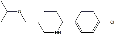 [1-(4-chlorophenyl)propyl][3-(propan-2-yloxy)propyl]amine