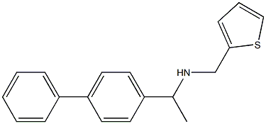 [1-(4-phenylphenyl)ethyl](thiophen-2-ylmethyl)amine