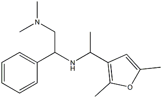 [2-(dimethylamino)-1-phenylethyl][1-(2,5-dimethylfuran-3-yl)ethyl]amine
