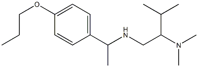 [2-(dimethylamino)-3-methylbutyl][1-(4-propoxyphenyl)ethyl]amine