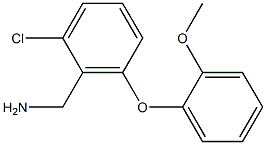 [2-chloro-6-(2-methoxyphenoxy)phenyl]methanamine