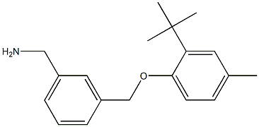 [3-(2-tert-butyl-4-methylphenoxymethyl)phenyl]methanamine