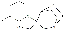 [3-(3-methylpiperidin-1-yl)-1-azabicyclo[2.2.2]octan-3-yl]methanamine