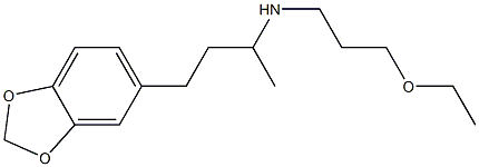 [4-(2H-1,3-benzodioxol-5-yl)butan-2-yl](3-ethoxypropyl)amine Structure