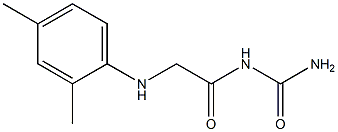{2-[(2,4-dimethylphenyl)amino]acetyl}urea