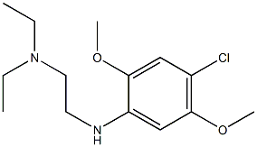 {2-[(4-chloro-2,5-dimethoxyphenyl)amino]ethyl}diethylamine