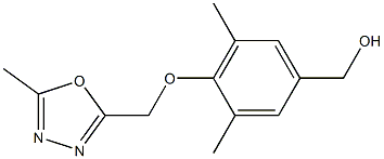 {3,5-dimethyl-4-[(5-methyl-1,3,4-oxadiazol-2-yl)methoxy]phenyl}methanol