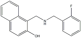 1-({[(2-fluorophenyl)methyl]amino}methyl)naphthalen-2-ol